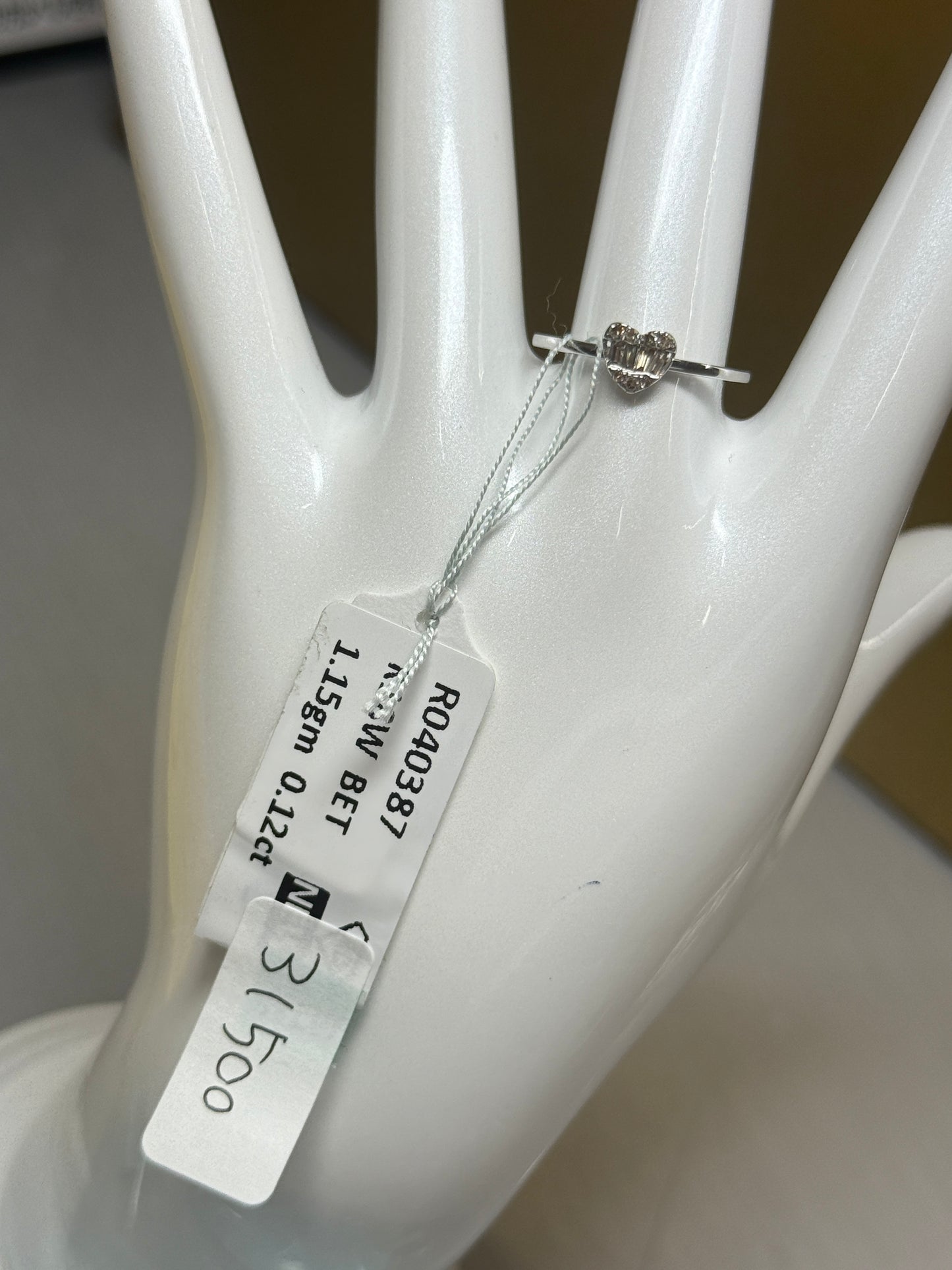 智さん専用 k18wgハートリング